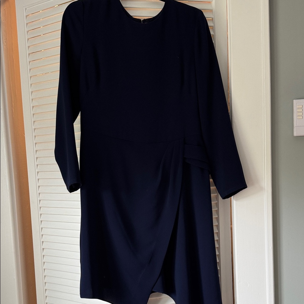 Shoshanna Blue Long Sleeve Sheath Dress for Work